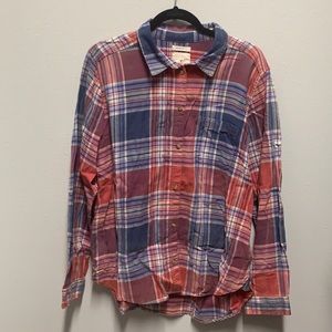 American Eagle Boyfriend flannel - size XL